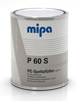 Mipa P60S Spritzspachtel styrolreduziert - (1kg) inkl. Härter PS Mipa P60S Spritzspachtel styrolreduziert - (1kg) inkl. Härter PS