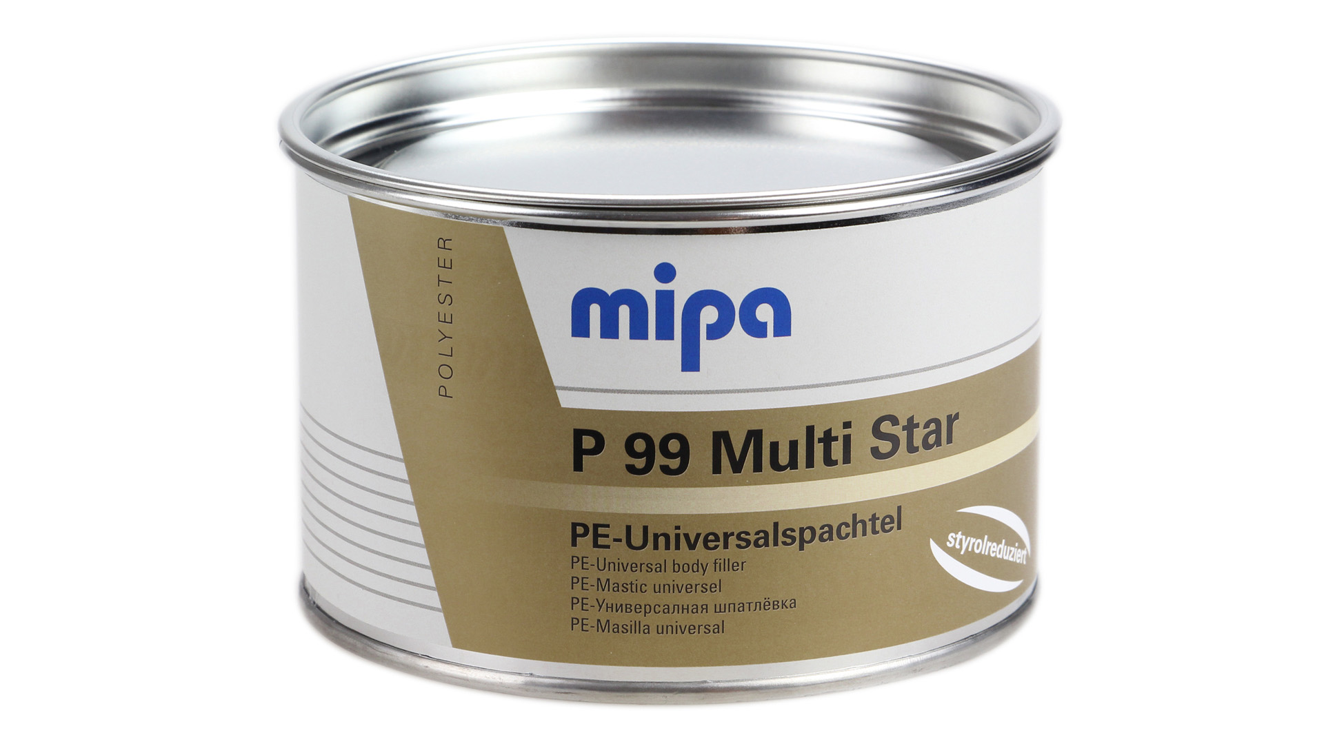 Mipa P 99 Multi Star SR PE-Autospachtel beige (2kg, 1kg oder 250g) inkl. Härter
