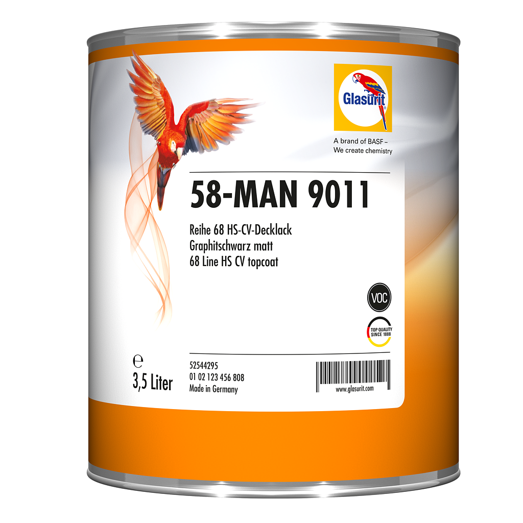 Reihe 68 MAN 9011 Graphitschwarz, matt 20 kg