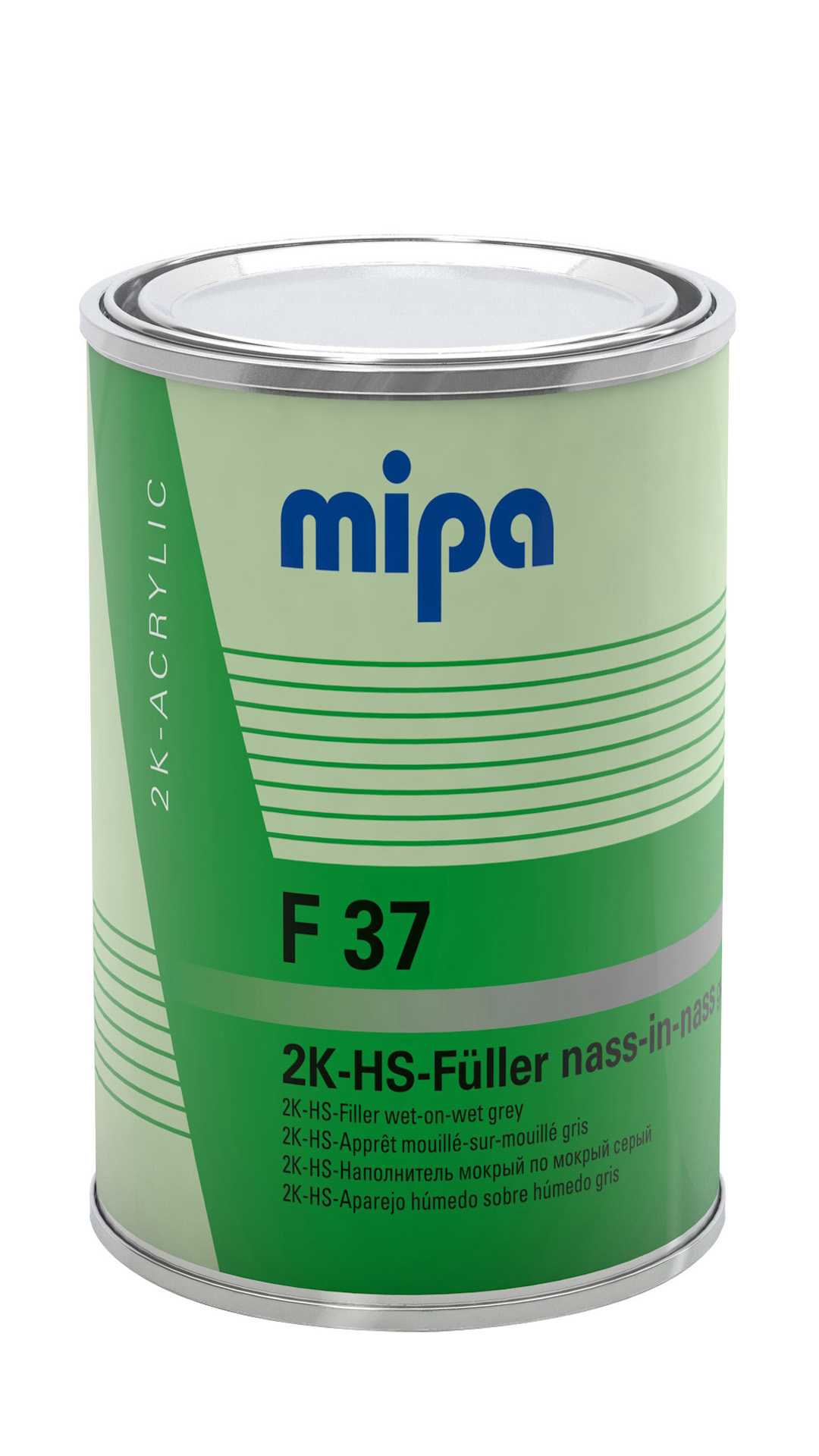 Mipa 2K-HS-NiN-Füller F 37 Hellgrau ca. RAL 7047 oder Dunkelgrau ca. RAL 7011 (1L) Mipa 2K-HS-NiN-Füller F 37 Hellgrau ca. RAL 7047 oder Dunkelgrau ca. RAL 7011 (1L)
