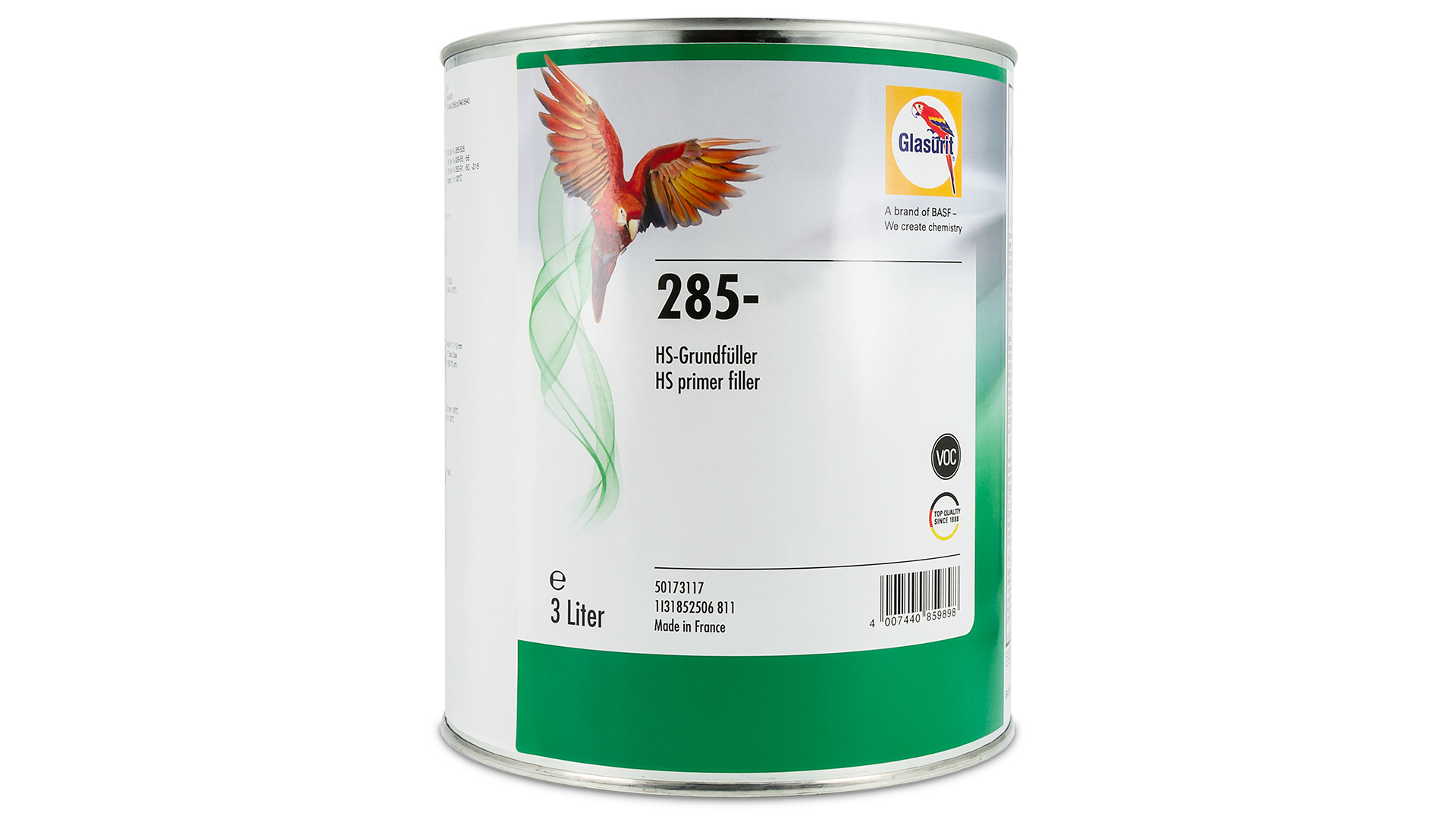 Glasurit HS-Grundfüller grau 3L Glasurit HS-Grundfüller grau 3L