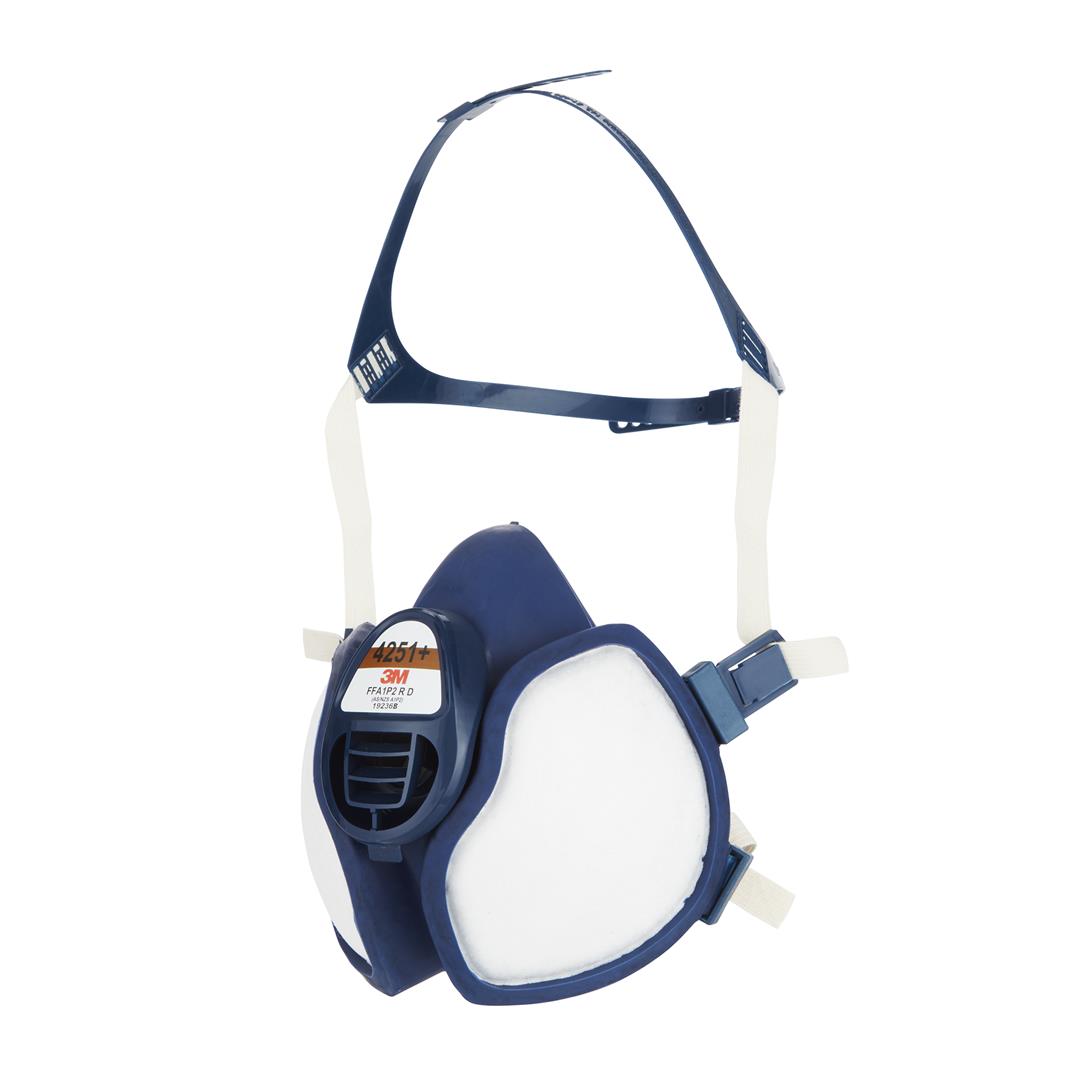 3M 4251+ Wartungsfreie Halbmaske 4251+, Filter FFA1P2 R D (1 Stück)