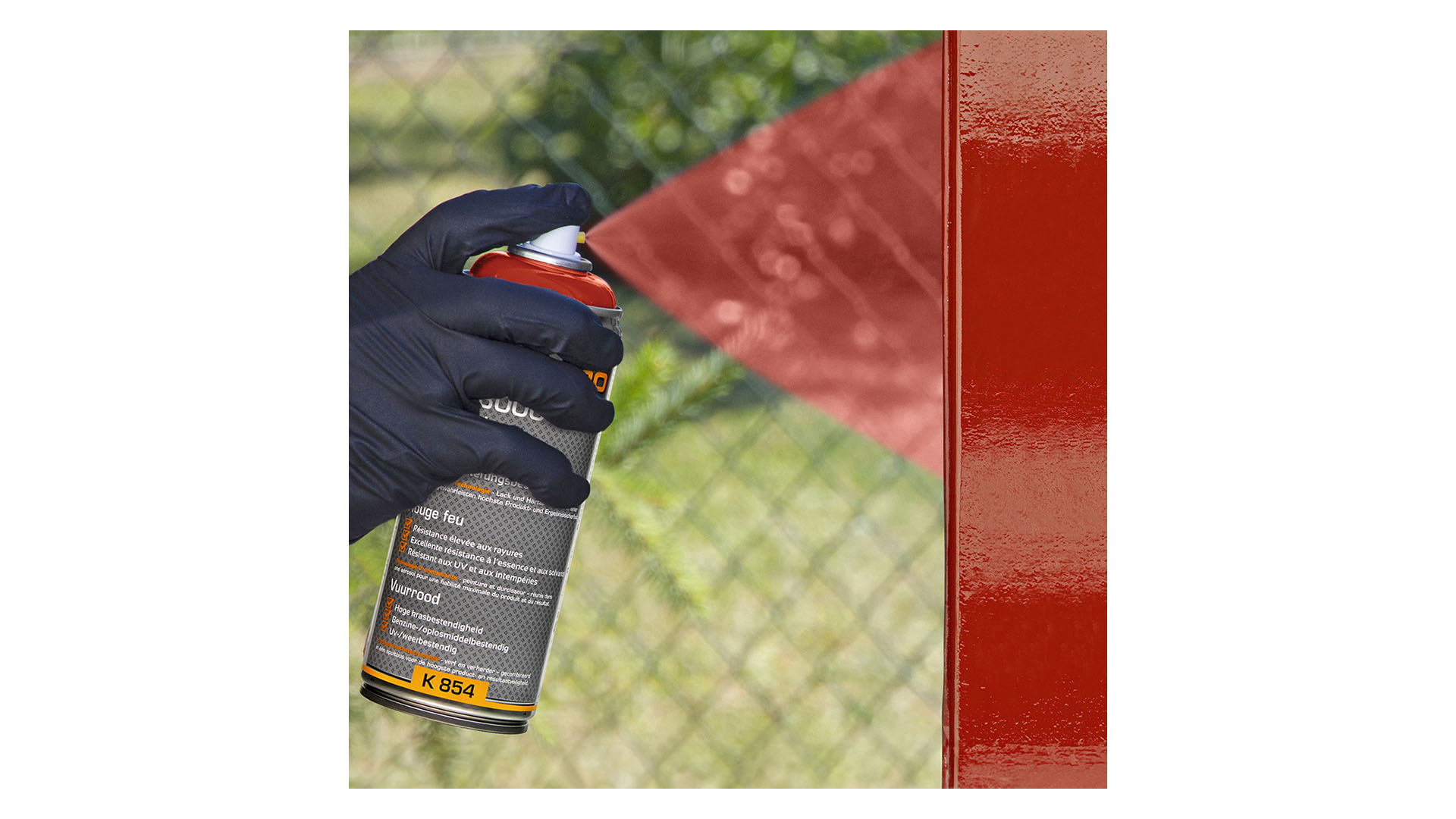 2KPRO RAL 3000 Feuerrot Glanz 2K-Lackspray (400ml)