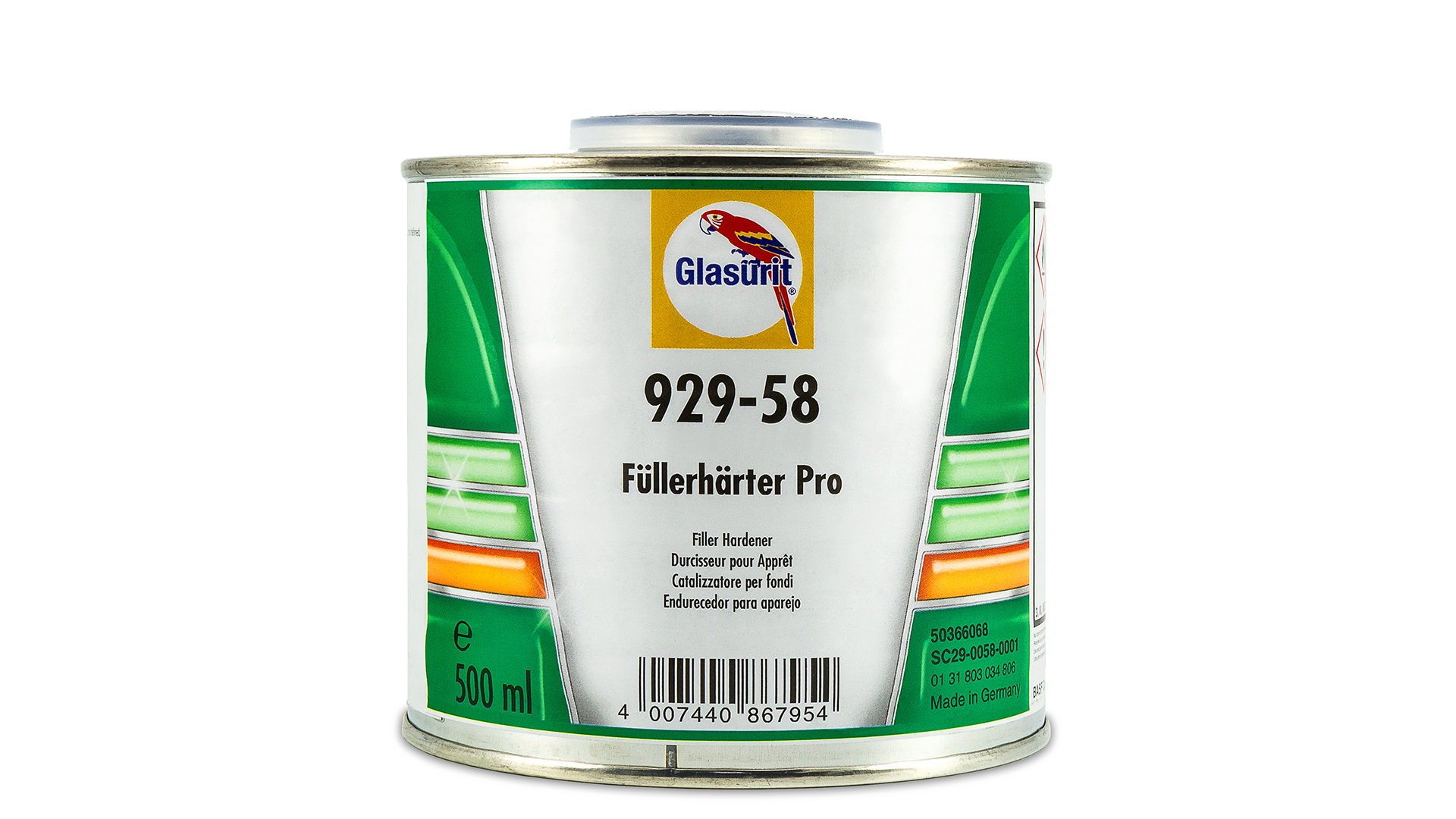 Glasurit 929-58 Füllerhärter Pro 0,5L für 285-270