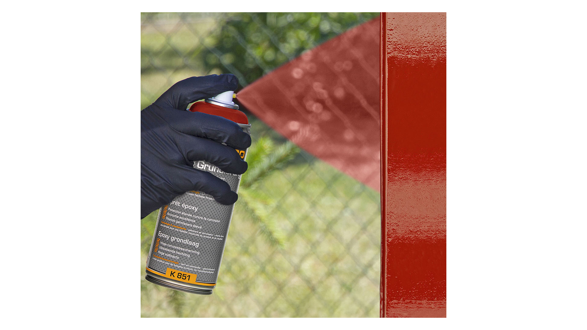 2KPRO Epoxy Grundierung rotbraun 2K-Lackspray (400ml)