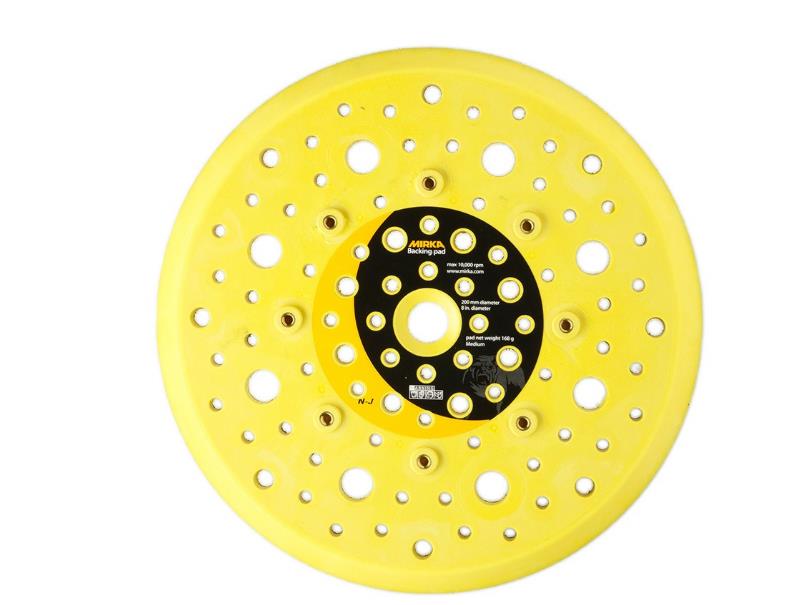 Mirka MIRKA Grip-Teller Ø 200 mm Befestigung mit 8 Schrauben, geeignet für 8-Loch, 8+1-Loch, Abranet (nur für Mirka ROS2-850CV verwenden) Grip 89-Loch (1Stk)