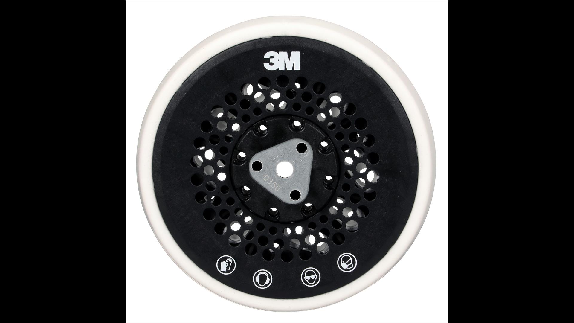 3M 30062 Hookit Multi-Connection Maschinenschleifteller, 150 mm, 53 Löcher (1 Stk)