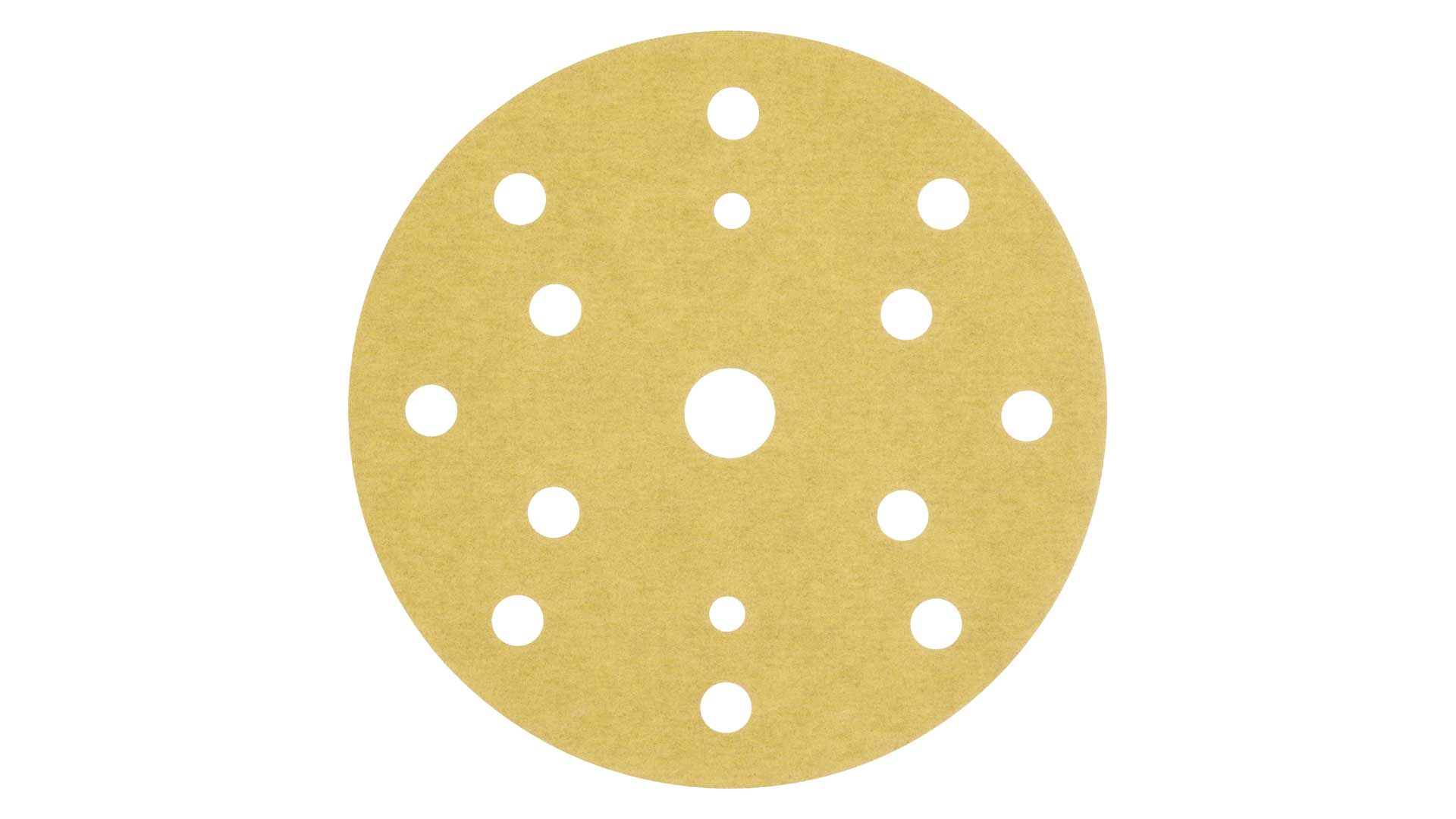 3M 255P Hookit Gold Schleifscheiben Ø150mm P80–P600 15-fach gelocht (100 Stück)